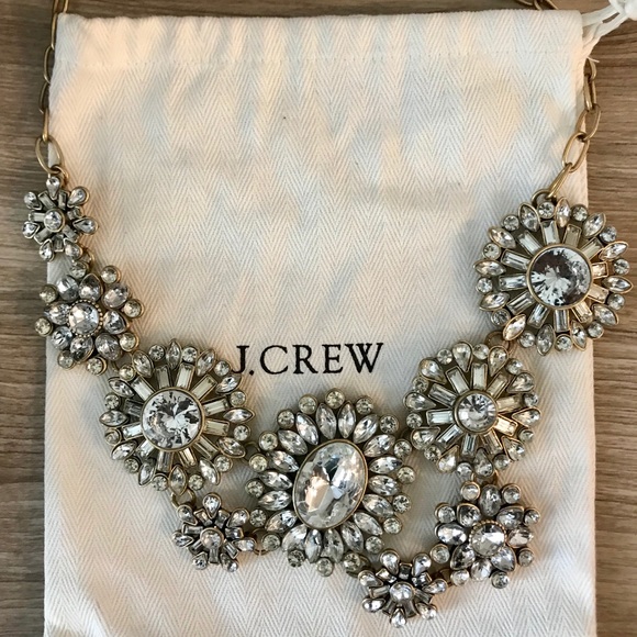 J. Crew Jewelry - 🎉Beautiful Jcrew rhinestones statement necklace